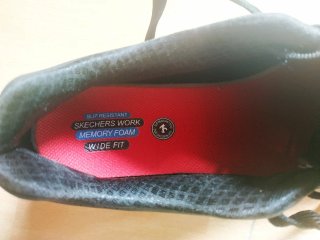 Zapatos Skechers Trabajo Negro Memory Foam