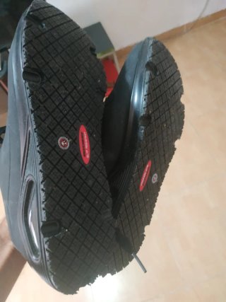 Zapatos Skechers Trabajo Negro Memory Foam