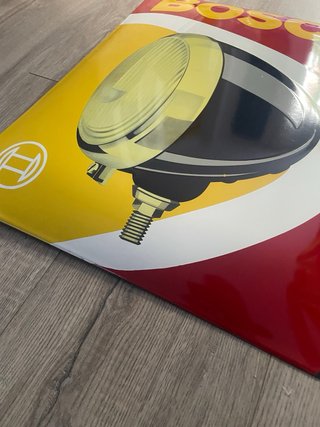Cartel Chapa Esmaltada BOSCH