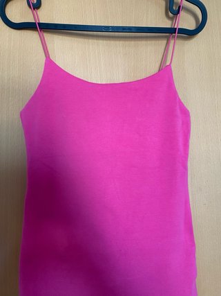 Vestido Zara rosa corto ajustado