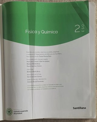 Física y Química, 2 ESO, Castilla y León, Proye...