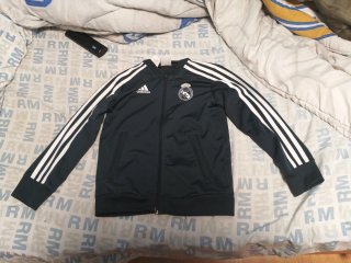 Chándal Real Madrid Adidas Negro Blanco