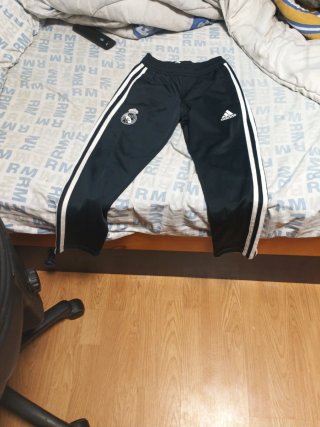 Chándal Real Madrid Adidas Negro Blanco