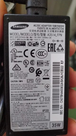 Adattatore Samsung AC/DC 35W A3514_FPN