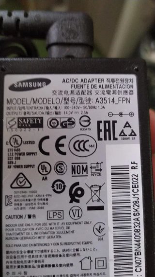 Adattatore Samsung AC/DC 35W A3514_FPN