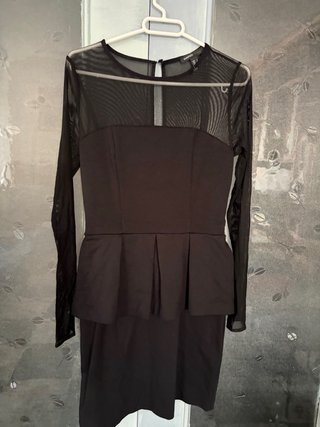 Vestido Mango Negro Fiesta
