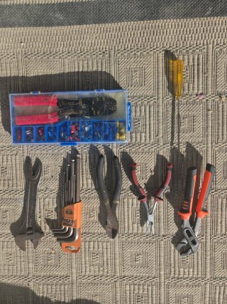 Kit de herramientas con caja