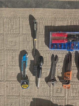 Kit de herramientas con caja