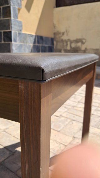 Banqueta piano Yamaha vintage diseño capitoné