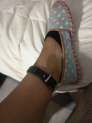 Pulsera de cuero marrón y metal