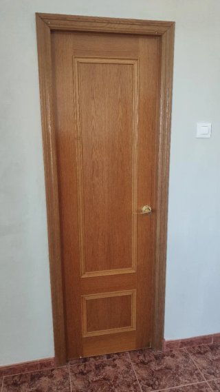 Puerta de interior de madera