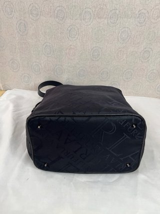 Borsa Furla nera monogram spalla