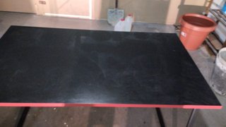 Escritorio Ikea Huvudspelare Negro/Rojo