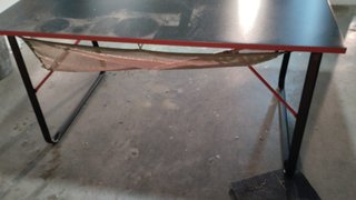 Escritorio Ikea Huvudspelare Negro/Rojo