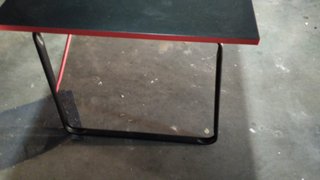 Escritorio Ikea Huvudspelare Negro/Rojo