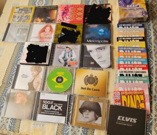 Lote CDs Música Variada: Dance, Pop, Latino
