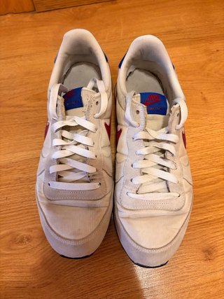 Zapatillas Nike Retro Beige/Rojo/Azul Talla 40.5