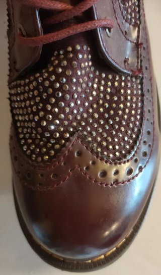 Scarponcini bordeaux simil Dr.Martens
