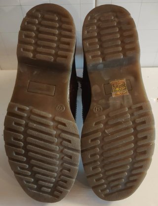 Scarponcini bordeaux simil Dr.Martens