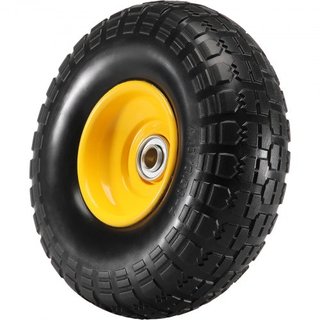 Neumático de Rueda Sólido PU Run-Flat Sin Aire Tubeless 25.4 cm 2-Pack 181.4 kg