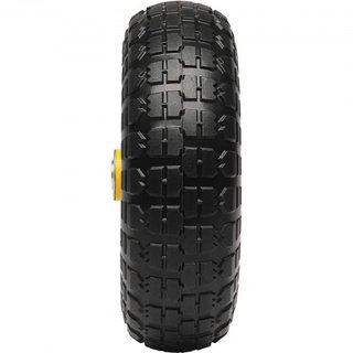 Neumático de Rueda Sólido PU Run-Flat Sin Aire Tubeless 25.4 cm 2-Pack 181.4 kg