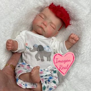 Bebé reborn silicona flexible muñeca