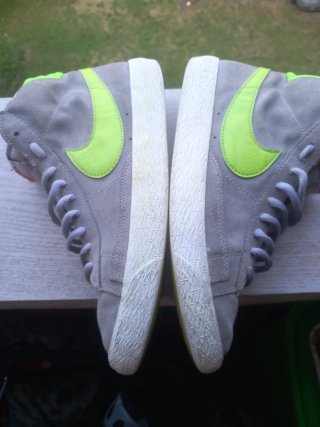 Scarpe Nike Blazer Grigie e Verdi