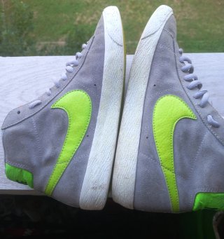 Scarpe Nike Blazer Grigie e Verdi