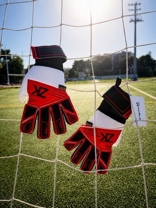 Guantes de portero ZK blancos