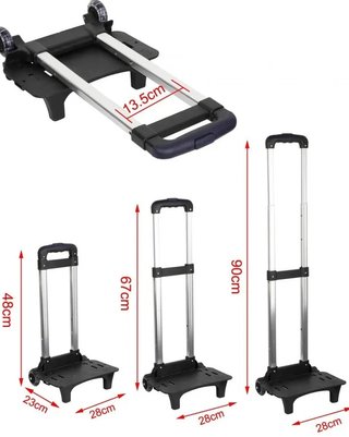 Carritos trolley plegable para mochila infantil