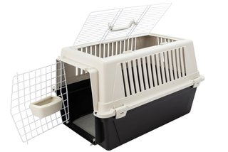 Transportín Ferplast Gato/Perro Beige/Negro