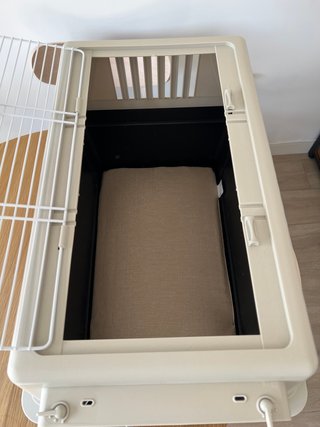 Transportín Ferplast Gato/Perro Beige/Negro