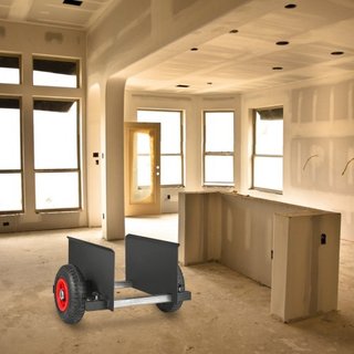 Carro Dolly de Panel de 272 kg para Puertas de Yeso con Rueda Neumática de 20.32 cm