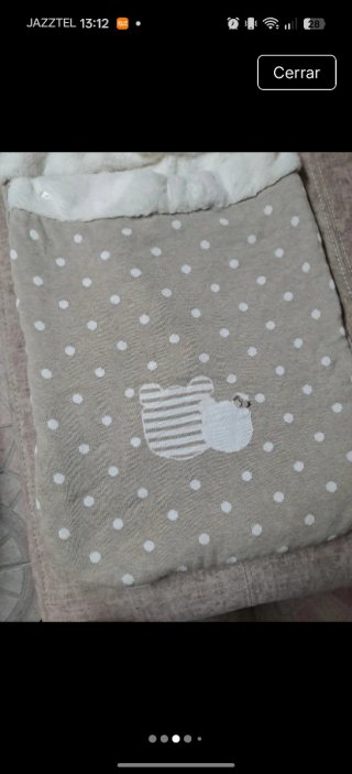 Sacco per culla per neonato grigio o beige