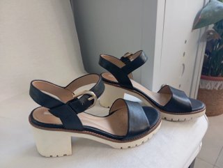 Sandalias Geox Mujer Talla 38 azul marino