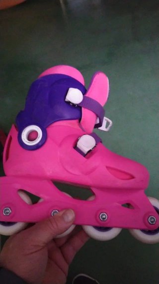 Patines en línea Oxelo niña rosa/morado
