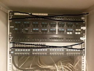 3 Paneles Parcheo SIEMON Cat5e 24 Puertos