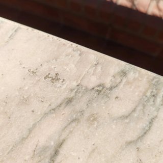 Mesa Terraza Mármol Ovalada 120x60