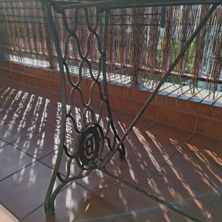 Mesa Terraza Mármol Ovalada 120x60