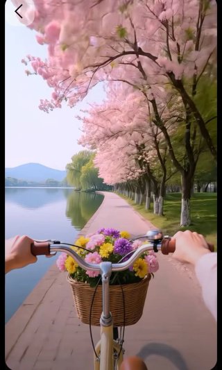 Bicicleta infantil rosa con cesta