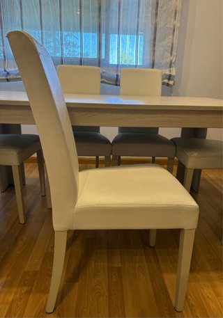 Conjunto mesa y 6 sillas comedor