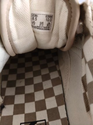 Zapatillas Vans Beige/Blanco