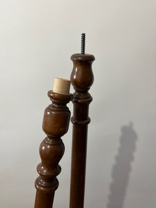 Perchero de pie de madera 1,7 m