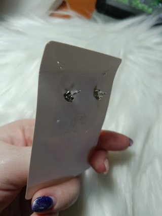 Pendientes Rayo Rosa y Blanco