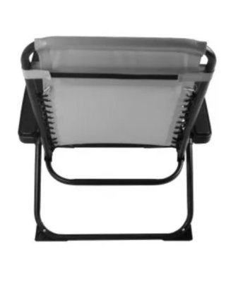 Silla Tumbona Plegable Tela y Metal