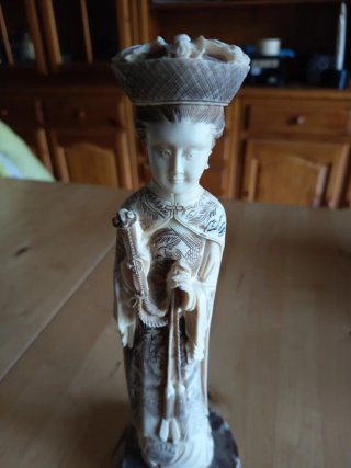 Figura Emperatriz China Alabastro