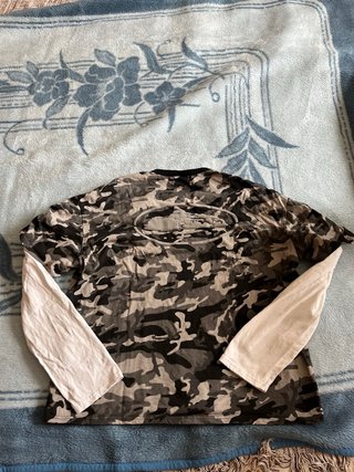 Camiseta Corteiz Camuflaje Manga Larga