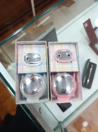 Portachupetes y chupetero de plata