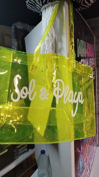 Bolsa de playa Sol & Playa transparente