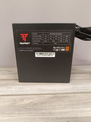 Fuente Alimentación Tempest 80 Plus Bronce